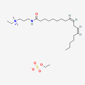 LINOLEAMIDOPROPYL ETHYLDIMONIUM ETHOSULFATE 분자 구조