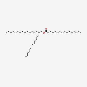 DODECYLHEXADECYL PALMITATE 분자 구조