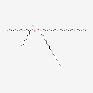 TETRADECYLOCTADECYL HEXYLDECANOATE 분자 구조