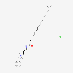 ISOSTEARAMINOPROPALKONIUM CHLORIDE 분자 구조
