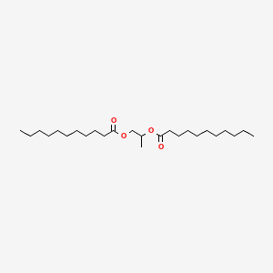 PROPYLENE GLYCOL DIUNDECANOATE 분자 구조