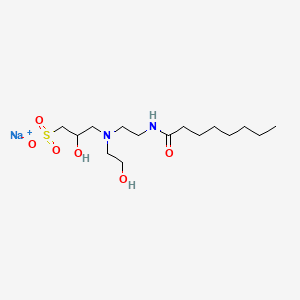 SODIUM CAPRYLOAMPHOHYDROXYPROPYLSULFONATE 분자 구조