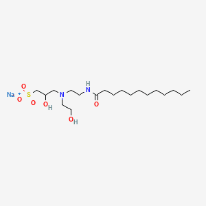 SODIUM LAUROAMPHOHYDROXYPROPYLSULFONATE 분자 구조