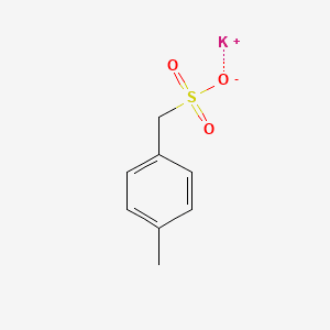 Benzenesulfonic acid, dimethyl-, potassium salt 분자 구조