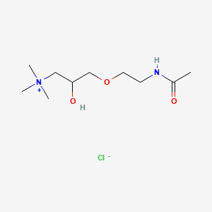 ACETAMIDOETHYL PG-TRIMONIUM CHLORIDE 분자 구조