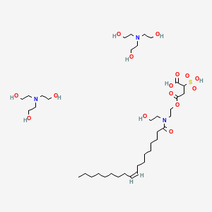 DI-TEA-OLEAMIDO PEG-2 SULFOSUCCINATE 분자 구조