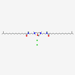 HYDROXYPROPYL BISISOSTEARAMIDOPROPYLDIMONIUM CHLORIDE 분자 구조