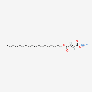 SODIUM STEARYL FUMARATE 분자 구조