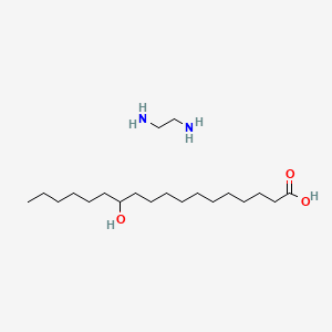 ETHYLENE BIS-HYDROXYSTEARAMIDE 분자 구조