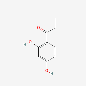 PROPANOYLRESORCINOL 분자 구조