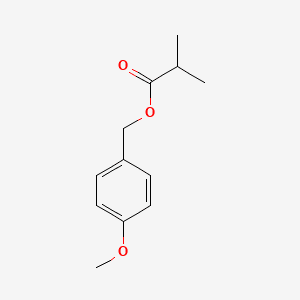 P-ANISYL ISOBUTYRATE 분자 구조