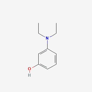 N,N-DIETHYL-M-AMINOPHENOL 분자 구조