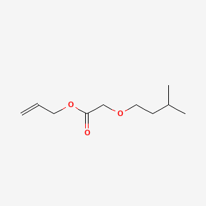 ISOAMYL ALLYLGLYCOLATE 분자 구조