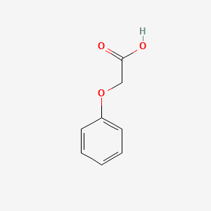Acetic acid, phenoxy- 분자 구조