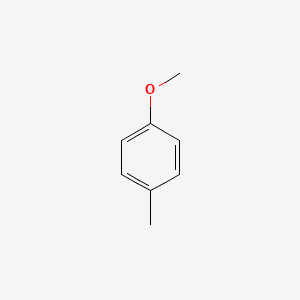 Benzene, 1-methoxy-4-methyl- 분자 구조