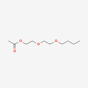 Ethanol, 2-(2-butoxyethoxy)-, acetate 분자 구조