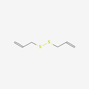 Disulfide, di-2-propenyl 분자 구조