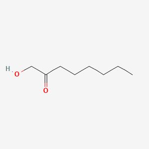 HYDROXYOCTANONE 분자 구조
