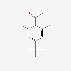 TERT-BUTYL DIMETHYL ACETOPHENONE 분자 구조