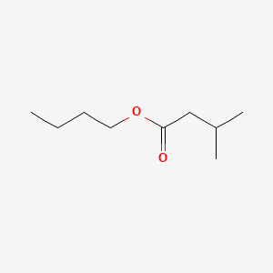 Butanoic acid, 3-methyl-, butyl ester 분자 구조
