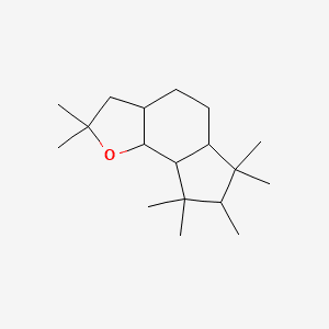 HEPTAMETHYL DECAHYDROINDENOFURAN 분자 구조