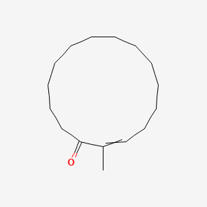 METHYLCYCLOPENTADECENONE 분자 구조
