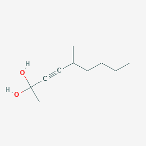 DIMETHYL OCTYNEDIOL 분자 구조