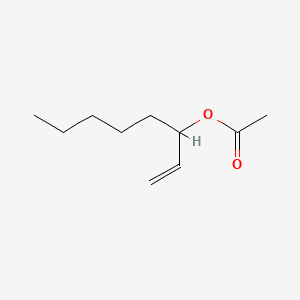 AMYLVINYLCARBINYL ACETATE 분자 구조