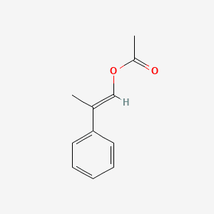 TRANS-2-PHENYLPROPENYL ACETATE 분자 구조