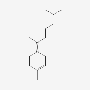 Cyclohexene, 4-(1,5-dimethyl-4-hexenylidene)-1-methyl- 분자 구조