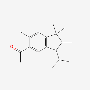ACETYLISOPROPYLTETRAMETHYLINDANE 분자 구조