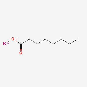 Octanoic acid, potassium salt 분자 구조
