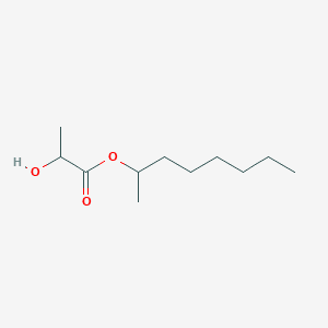 METHYLHEPTYL LACTATE 분자 구조