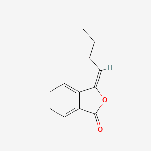 1(3H)-Isobenzofuranone, 3-butylidene- 분자 구조