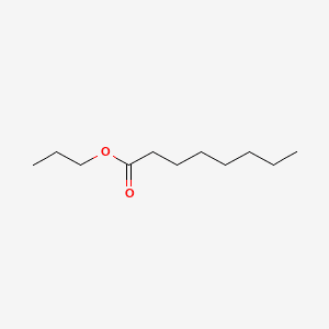 PROPYL OCTANOATE 분자 구조