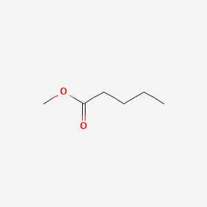 Pentanoic acid, methyl ester 분자 구조