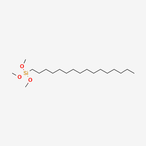 CETYL TRIMETHOXYSILANE 분자 구조