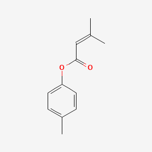 P-CRESYL 3-METHYLCROTONATE 분자 구조