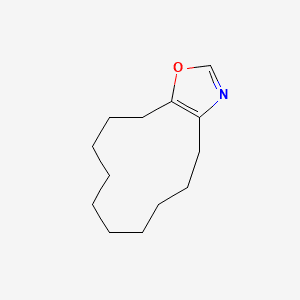 DECAHYDROCYCLODODECAOXAZOLE 분자 구조