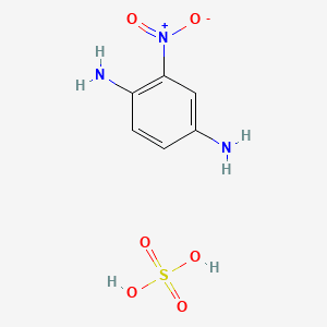 2-NITRO-P-PHENYLENEDIAMINE SULFATE 분자 구조