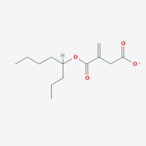 CAPRYLYL ITACONATE 분자 구조