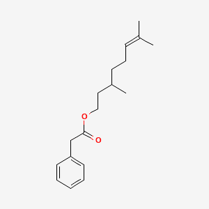 CITRONELLYL PHENYLACETATE 분자 구조