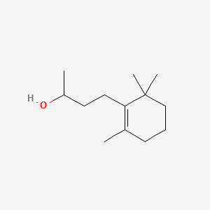 TETRAMETHYLCYCLOHEXENE-1-PROPANOL 분자 구조