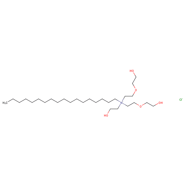 PEG-5 STEARYL AMMONIUM CHLORIDE 분자 구조
