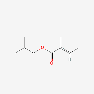 ISOBUTYL TIGLATE 분자 구조