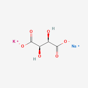 POTASSIUM SODIUM TARTRATE 분자 구조