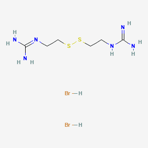 GUANYLCYSTAMINE HBR 분자 구조