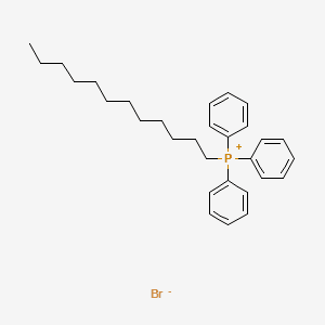 DODECYLTRIPHENYLPHOSPHONIUM BROMIDE 분자 구조