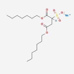 DIHEPTYL SODIUM SULFOSUCCINATE 분자 구조