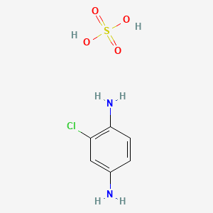 2-CHLORO-P-PHENYLENEDIAMINE SULFATE 분자 구조